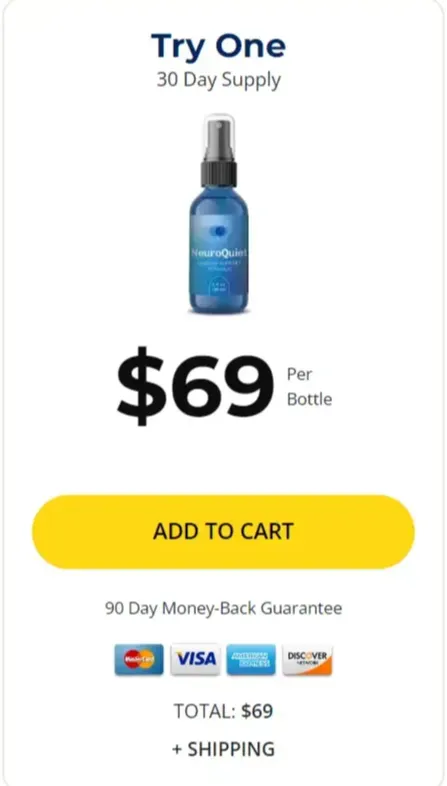 neuroquiet 1 bottle price